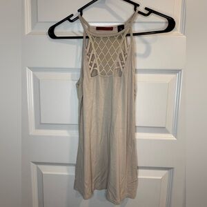 Women's Beige Tank Top